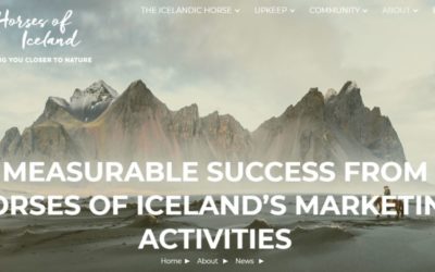 Horses of Iceland’s successful marketing activities