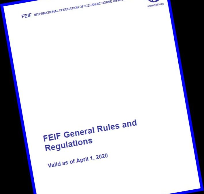 FEIF Rules and Regulations 2020