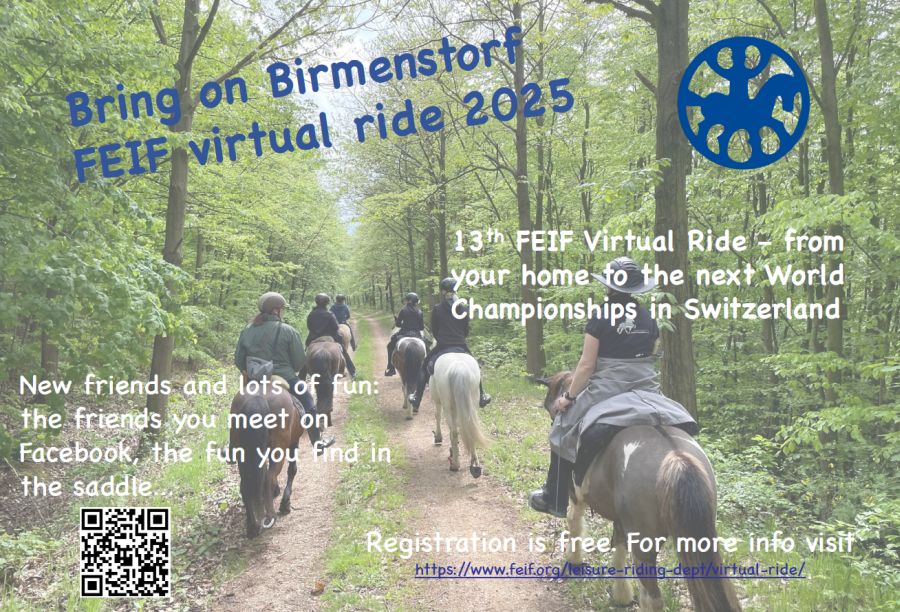 Bring on Birmenstorf – FEIF virtual ride 2025
