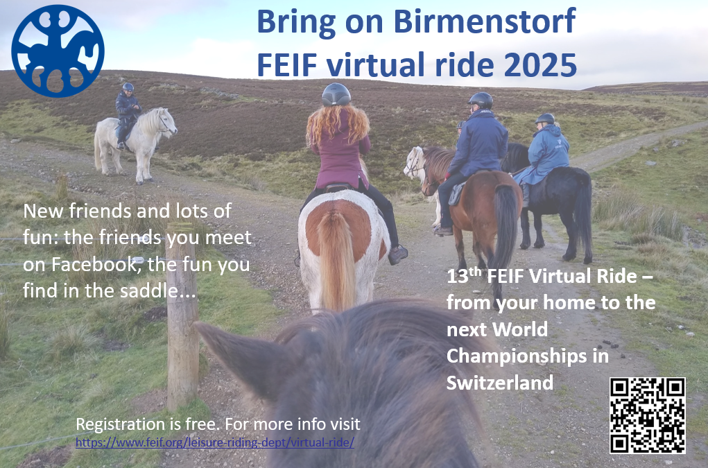 FEIF Virtual Ride ‘Bring on Birmenstorf’