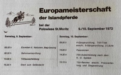 Let’s go back in time – European Championsships 1972 in St. Moritz CH