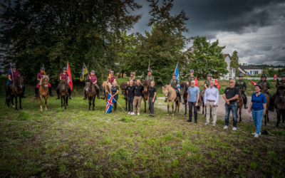 Relay Ride – Ceremonial Baton Handover in Bad Zurzach